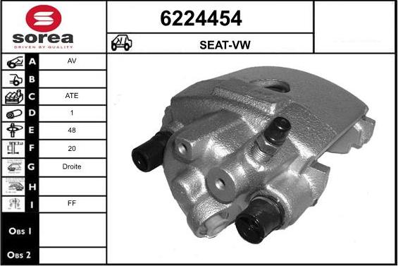 STARTCAR 6224454 - Étrier de frein cwaw.fr