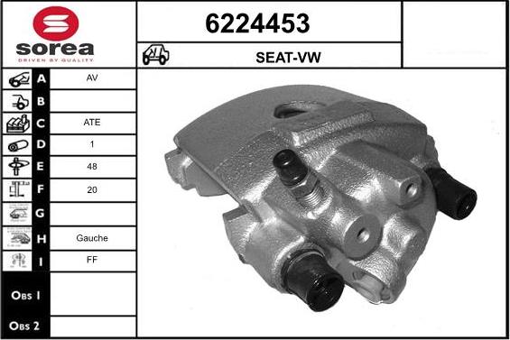 STARTCAR 6224453 - Étrier de frein cwaw.fr