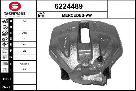 STARTCAR 6224489 - Étrier de frein cwaw.fr