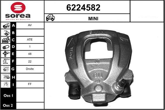 STARTCAR 6224582 - Étrier de frein cwaw.fr