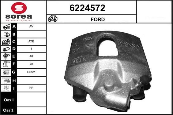 STARTCAR 6224572 - Étrier de frein cwaw.fr