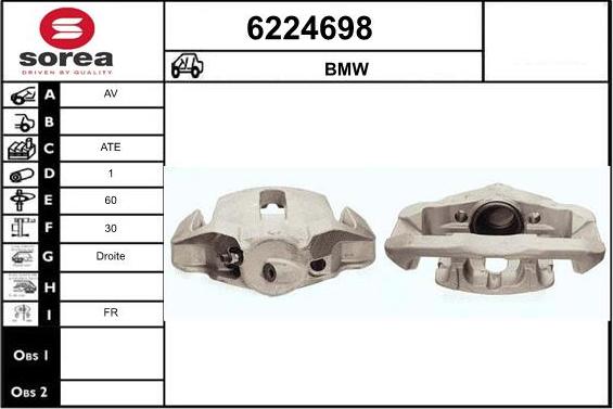 STARTCAR 6224698 - Étrier de frein cwaw.fr