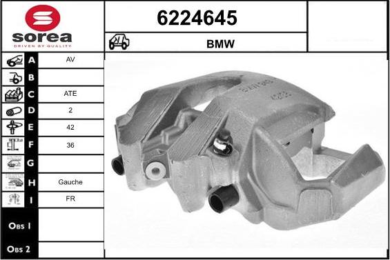 STARTCAR 6224645 - Étrier de frein cwaw.fr