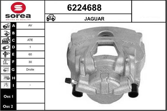 STARTCAR 6224688 - Étrier de frein cwaw.fr