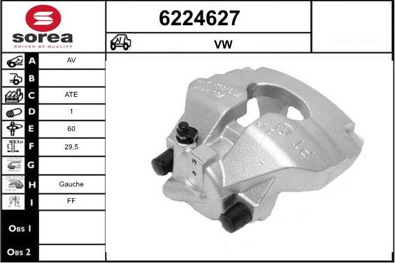 STARTCAR 6224627 - Étrier de frein cwaw.fr