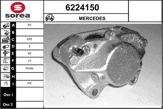 STARTCAR 6224150 - Étrier de frein cwaw.fr