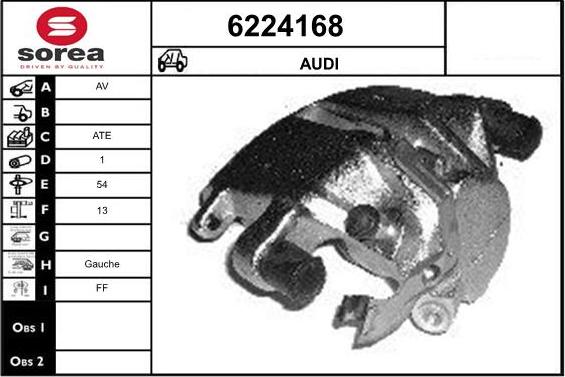 STARTCAR 6224168 - Étrier de frein cwaw.fr