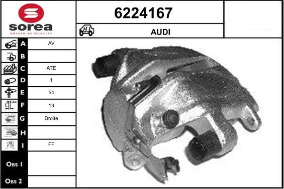 STARTCAR 6224167 - Étrier de frein cwaw.fr