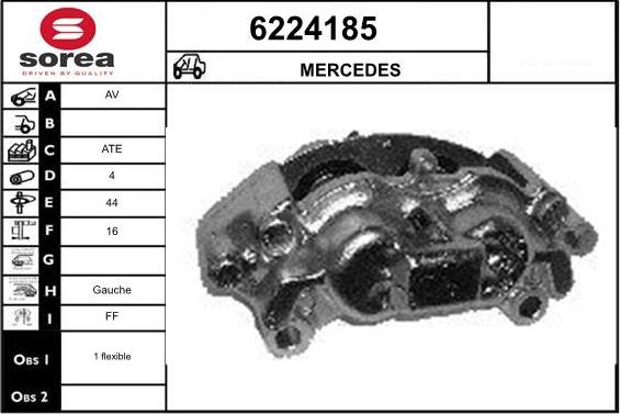 STARTCAR 6224185 - Étrier de frein cwaw.fr