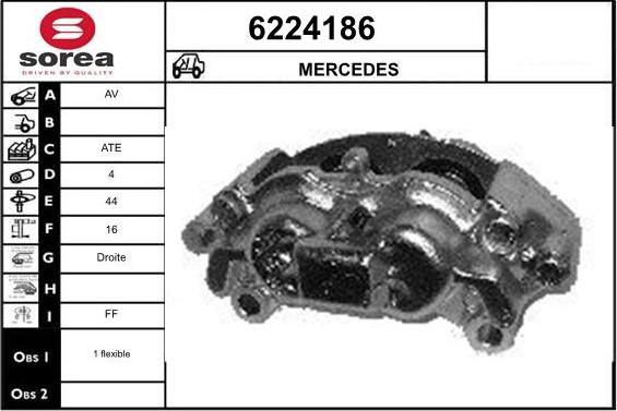 STARTCAR 6224186 - Étrier de frein cwaw.fr