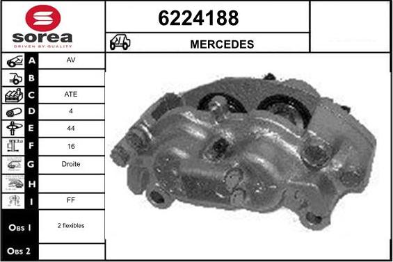 STARTCAR 6224188 - Étrier de frein cwaw.fr