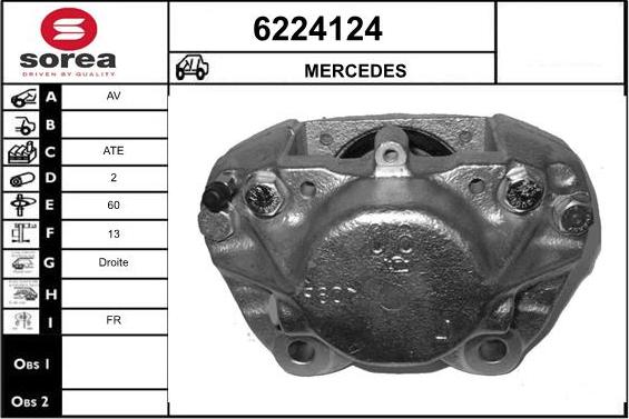 STARTCAR 6224124 - Étrier de frein cwaw.fr