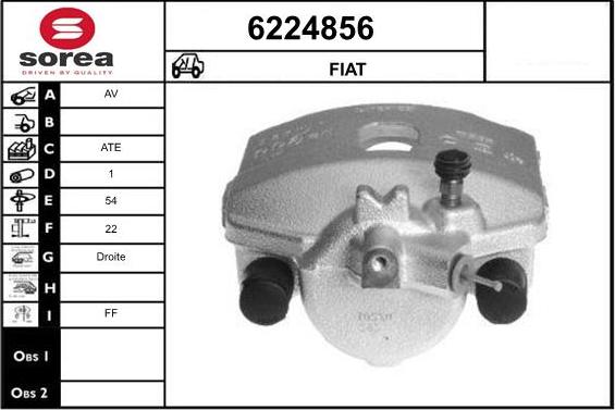 STARTCAR 6224856 - Étrier de frein cwaw.fr