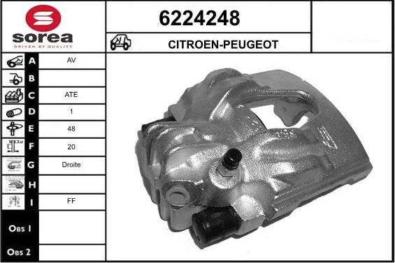 STARTCAR 6224248 - Étrier de frein cwaw.fr