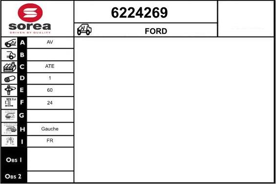 STARTCAR 6224269 - Étrier de frein cwaw.fr