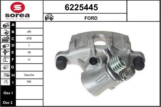 STARTCAR 6225445 - Étrier de frein cwaw.fr