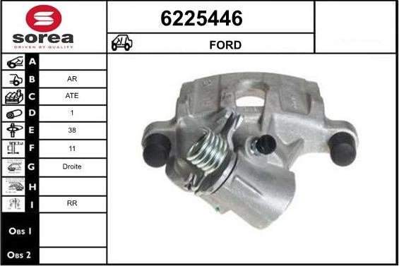 STARTCAR 6225446 - Étrier de frein cwaw.fr