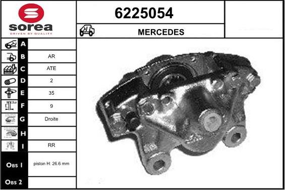 STARTCAR 6225054 - Étrier de frein cwaw.fr