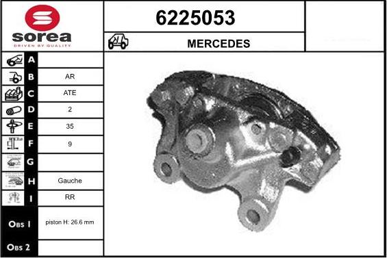 STARTCAR 6225053 - Étrier de frein cwaw.fr