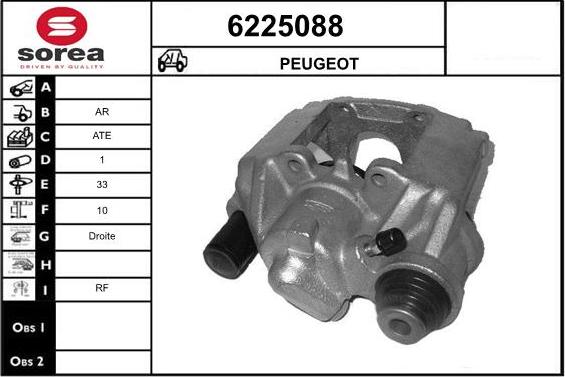 STARTCAR 6225088 - Étrier de frein cwaw.fr