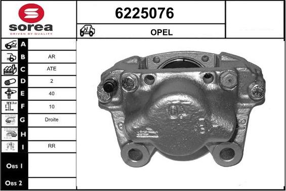 STARTCAR 6225076 - Étrier de frein cwaw.fr