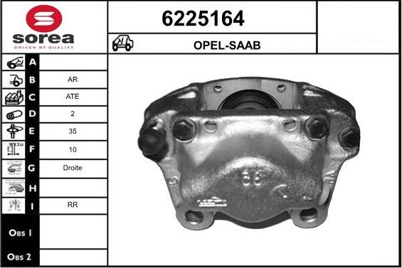 STARTCAR 6225164 - Étrier de frein cwaw.fr