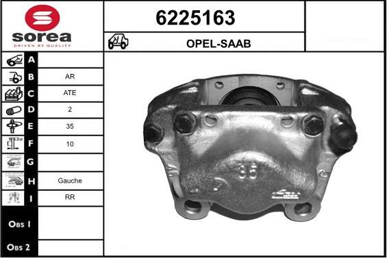 STARTCAR 6225163 - Étrier de frein cwaw.fr