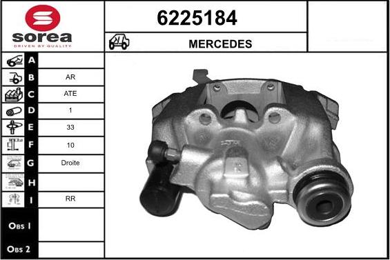 STARTCAR 6225184 - Étrier de frein cwaw.fr