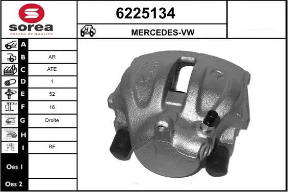 STARTCAR 6225134 - Étrier de frein cwaw.fr