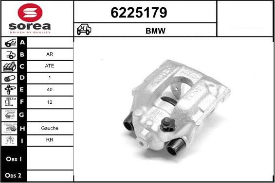 STARTCAR 6225179 - Étrier de frein cwaw.fr