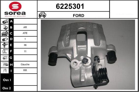 STARTCAR 6225301 - Étrier de frein cwaw.fr