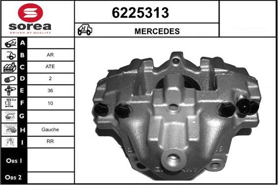 STARTCAR 6225313 - Étrier de frein cwaw.fr