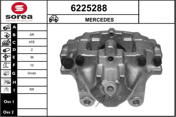 STARTCAR 6225288 - Étrier de frein cwaw.fr