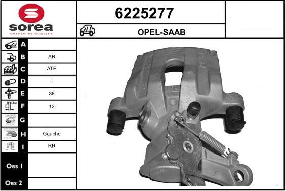 STARTCAR 6225277 - Étrier de frein cwaw.fr