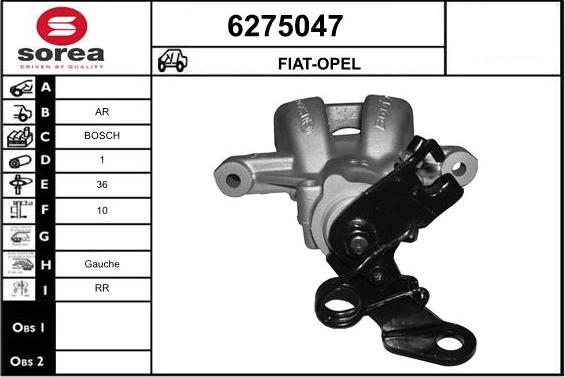 STARTCAR 6275047 - Étrier de frein cwaw.fr