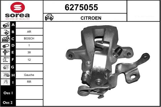 STARTCAR 6275055 - Étrier de frein cwaw.fr