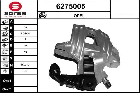 STARTCAR 6275005 - Étrier de frein cwaw.fr