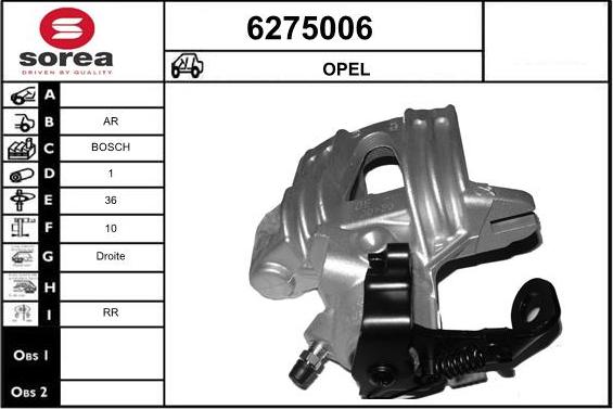 STARTCAR 6275006 - Étrier de frein cwaw.fr