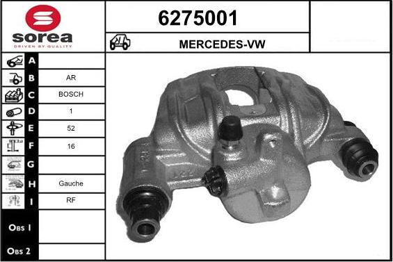 STARTCAR 6275001 - Étrier de frein cwaw.fr