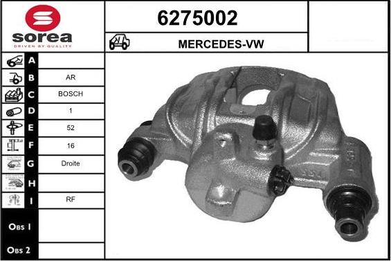 STARTCAR 6275002 - Étrier de frein cwaw.fr