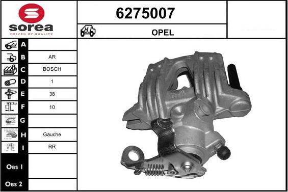 STARTCAR 6275007 - Étrier de frein cwaw.fr