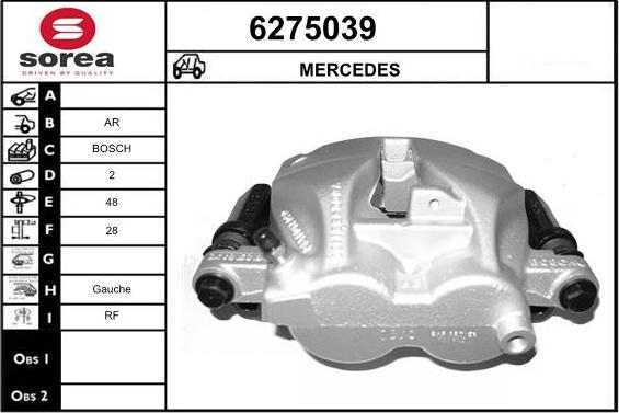 STARTCAR 6275039 - Étrier de frein cwaw.fr