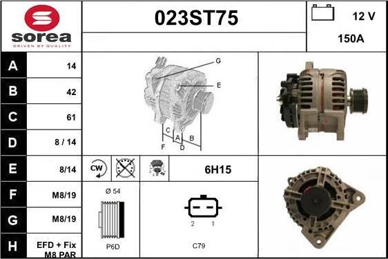 STARTCAR 023ST75 - Alternateur cwaw.fr