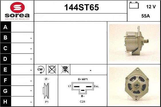 STARTCAR 144ST65 - Alternateur cwaw.fr