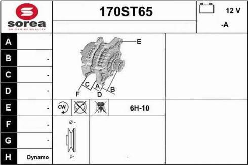 STARTCAR 170ST65 - Alternateur cwaw.fr