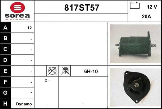 STARTCAR 817ST57 - Alternateur cwaw.fr