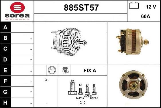 STARTCAR 885ST57 - Alternateur cwaw.fr