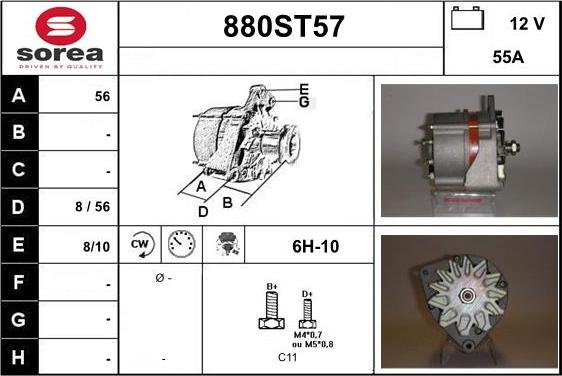 STARTCAR 880ST57 - Alternateur cwaw.fr