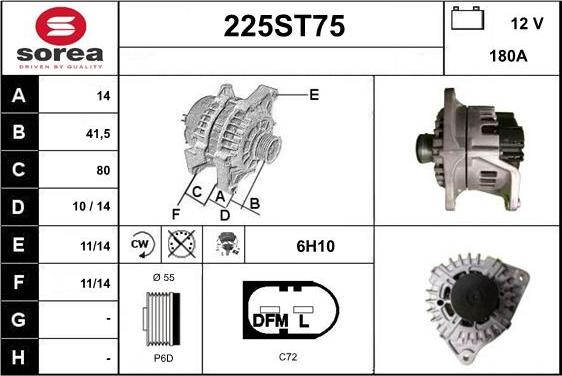 STARTCAR 225ST75 - Alternateur cwaw.fr