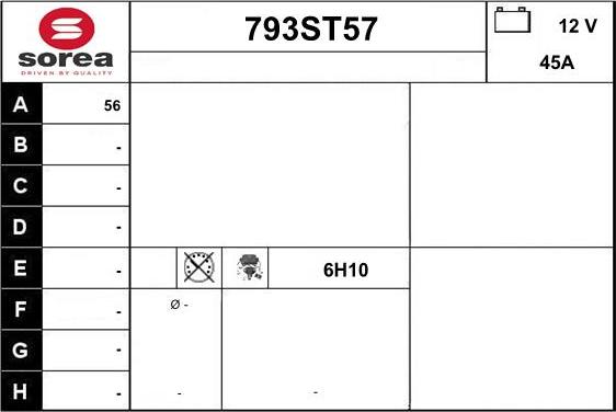 STARTCAR 793ST57 - Alternateur cwaw.fr